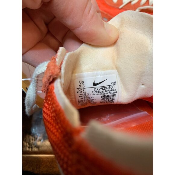 Nike Waffle One Vintage Picante Red Blue White Swoosh Sneakers, Size 9.5 - Picture 9 of 9